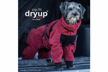 Kopalni plašč za pse Actionfactory DRYUP zip.fit body